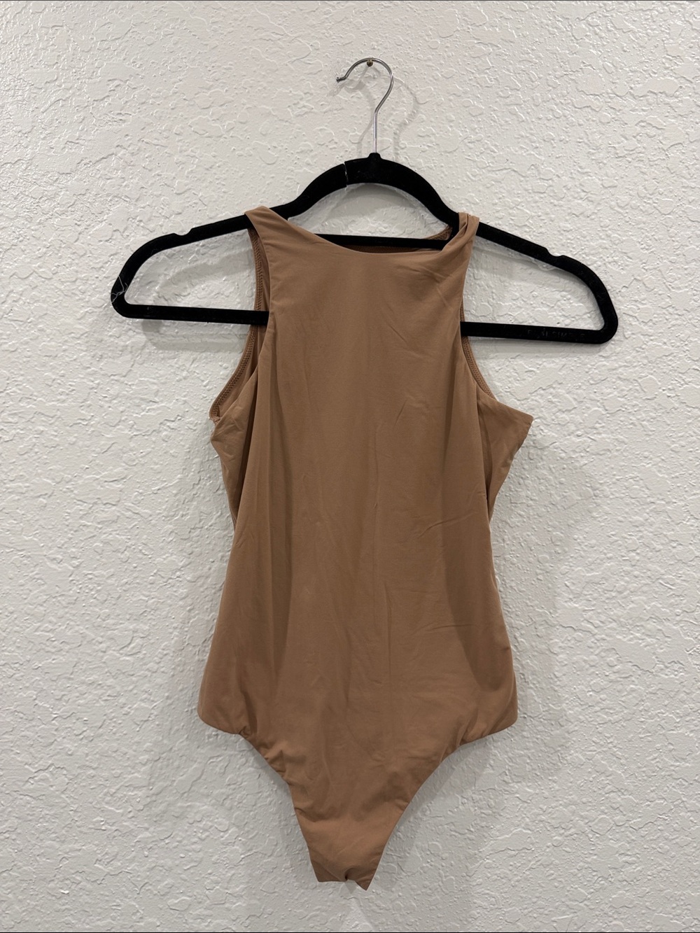 SKIMS Tan High Neck Bodysuit